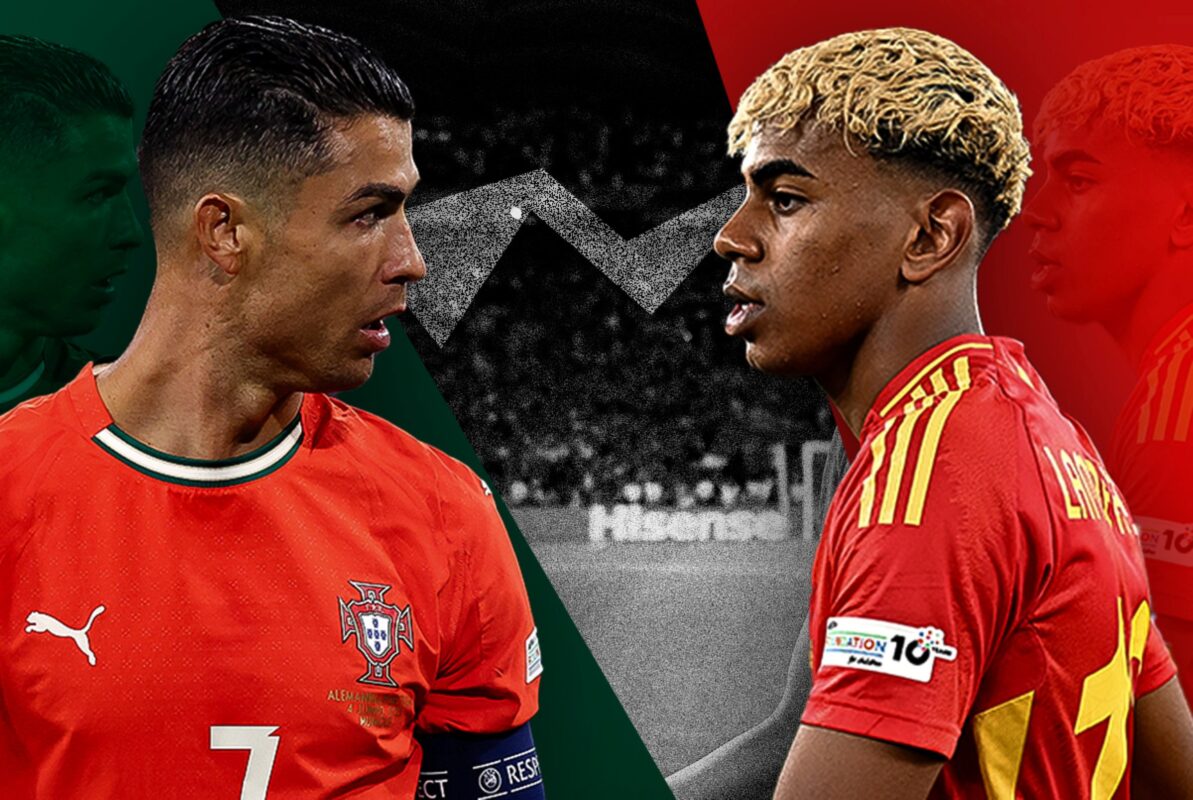 Portugal x Espanha terá duelo de gerações entre CR7 e Yamal