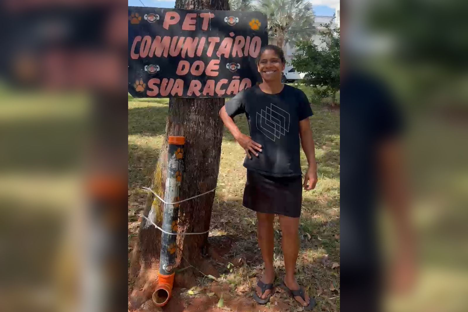 “Honrada por ajudar uma vida”, diz protetora que salvou cachorro no DF
