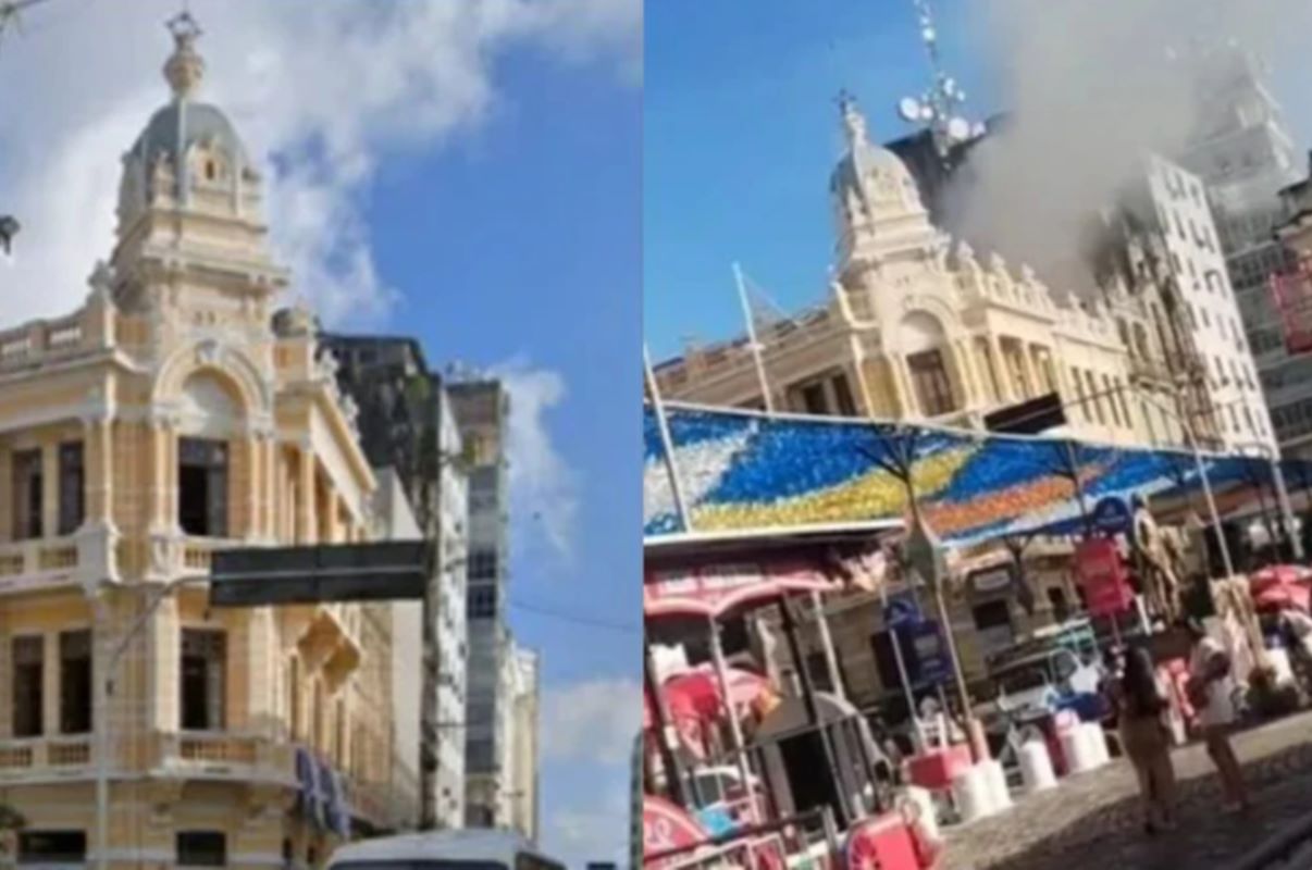 Fogo em cozinha do Palacete Tira-Chapéu assusta moradores de Salvador