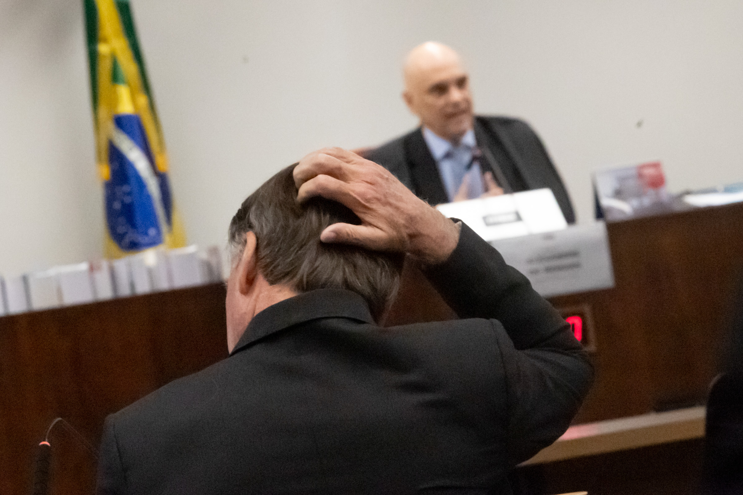 Primeira Turma 1 do Supremo Tribunal Federal STF comecou a interrogar os reus do nucleo 1 por participacao na suposta trama golpista jair bolsonaro mauro cid ramagem - Metrópoles
