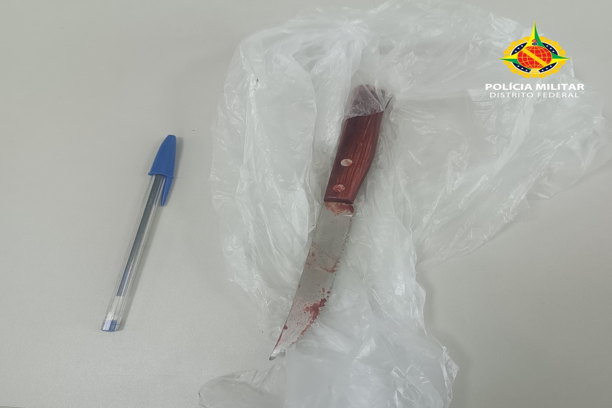 Mulher é presa ao tentar matar mãe com faca de cozinha no DF