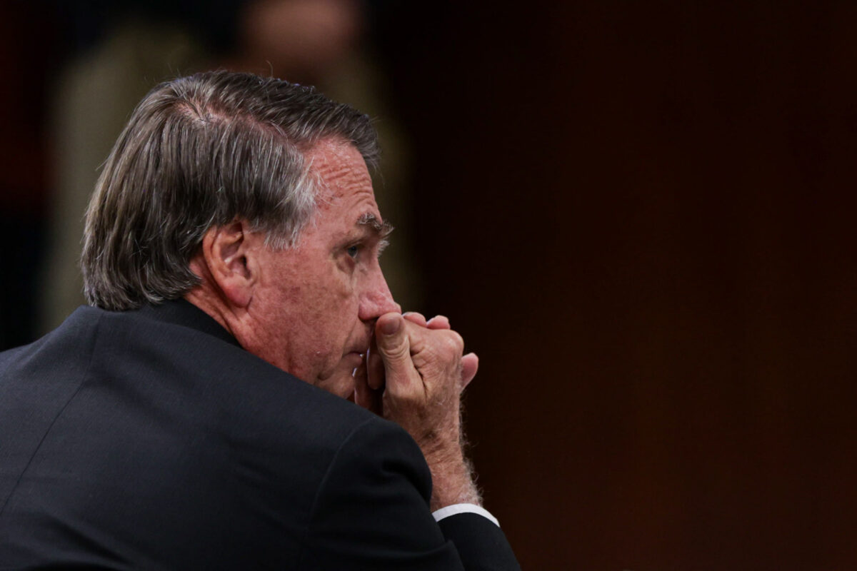 Primeira Turma 1 do Supremo Tribunal Federal STF comecou a interrogar os reus do nucleo 1 por participacao na suposta trama golpista Jair Bolsonaro - Metrópoles