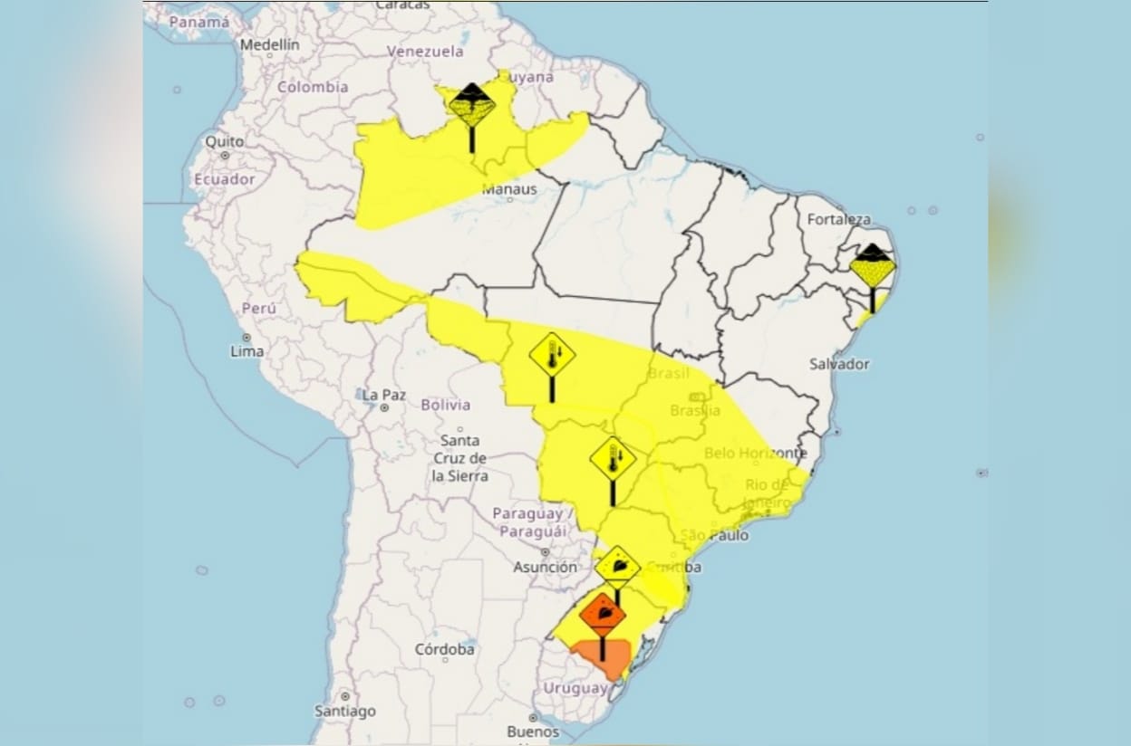 Nova frente fria traz geadas e chuvas pelo país; confira a previsão