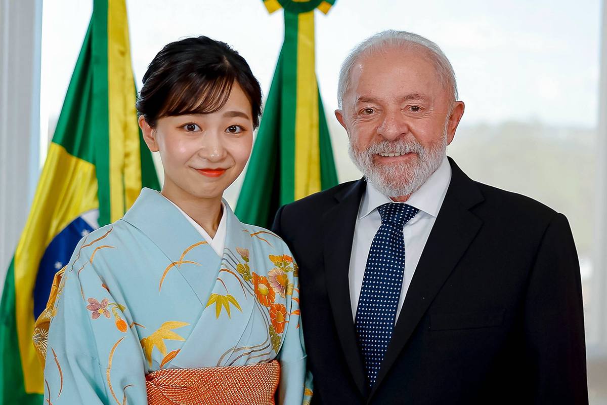 Lula recebe a princesa do Japão, Kako de Akishino, no Planalto