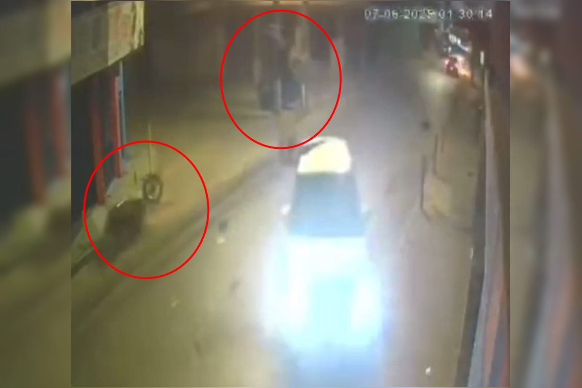 Vídeo forte: casal em moto é arremessado após ser atingido por carro