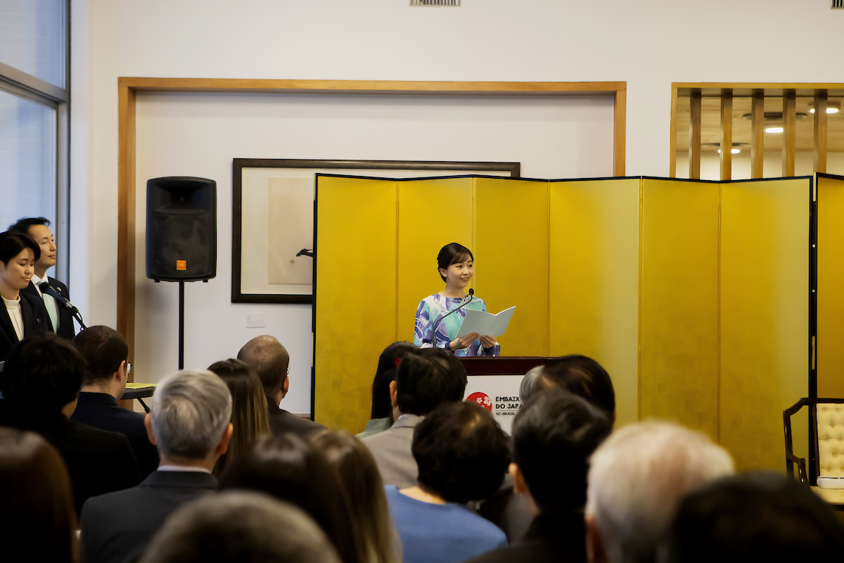 Evento para a princesa Kako do Japão na Embaixada do Japão - Metrópoles