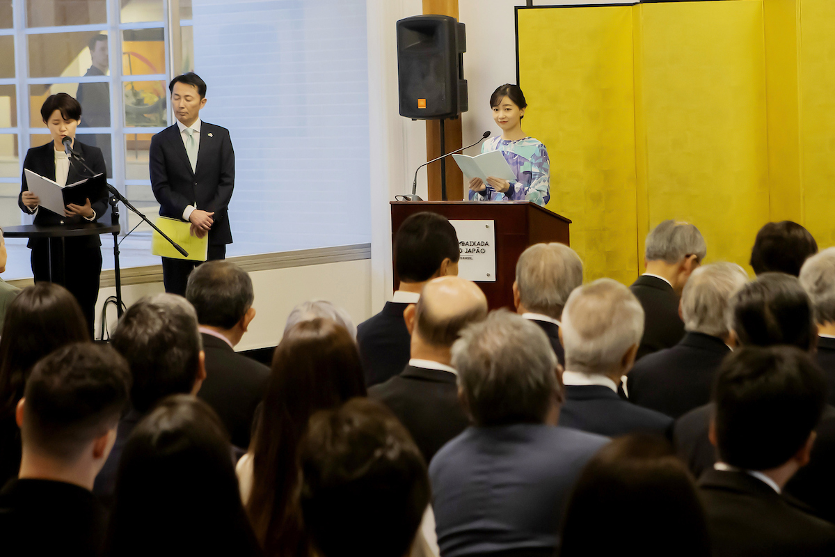 Evento para a princesa Kako do Japão na Embaixada do Japão - Metrópoles