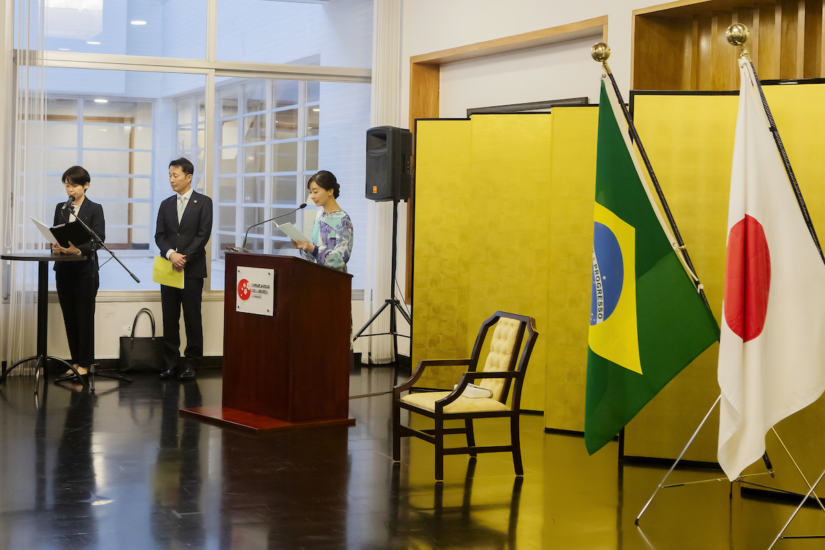 Evento para a princesa Kako do Japão na Embaixada do Japão - Metrópoles