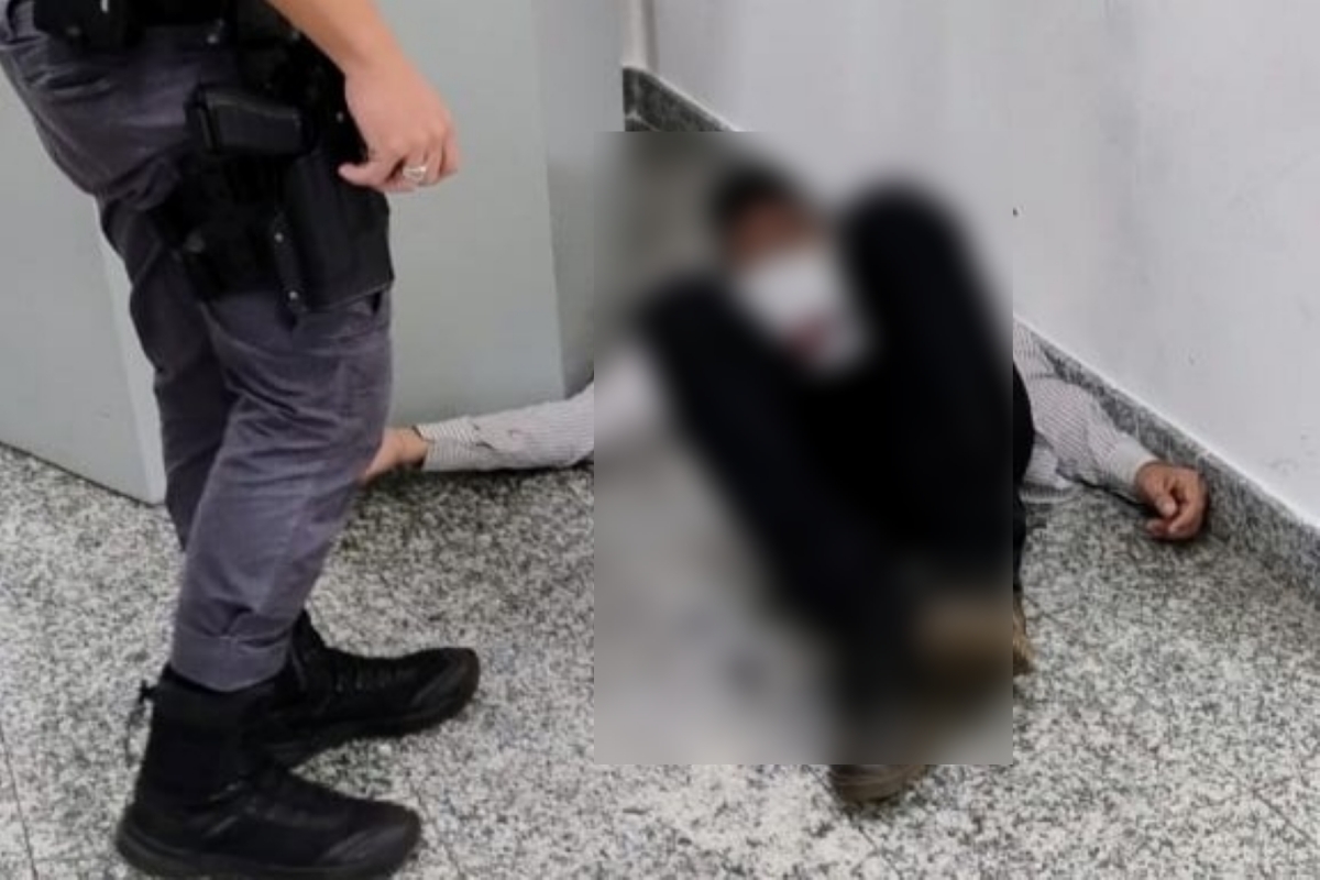 Homem é baleado em agência bancária ao tentar roubar arma de segurança