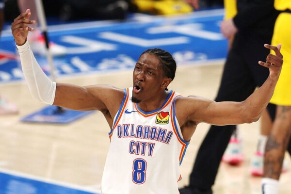 Foto colorida de Jalen Williams, jogador do OKC - Metrópoles
