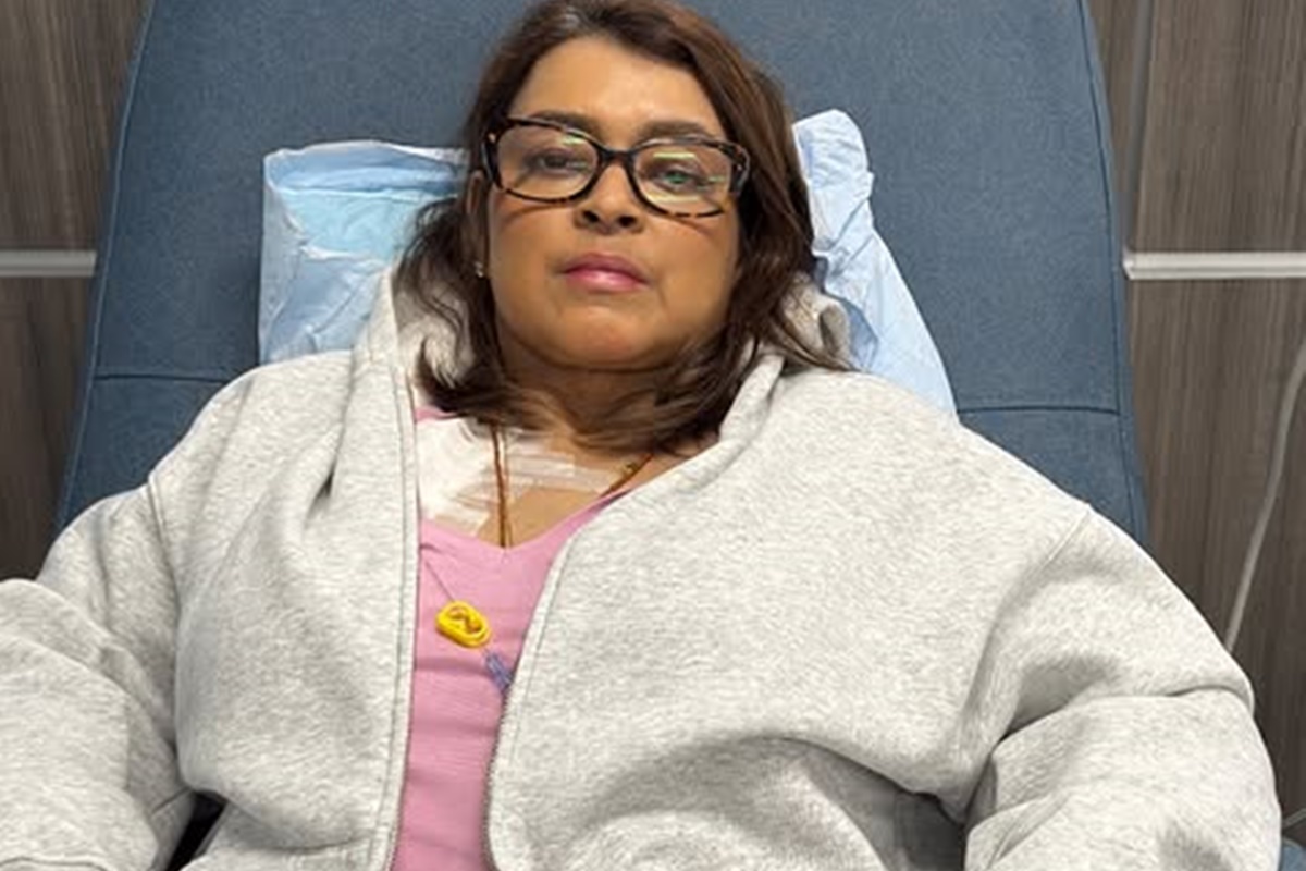 Preta Gil posa durante tratamento nos EUA: “Mais uma dose”