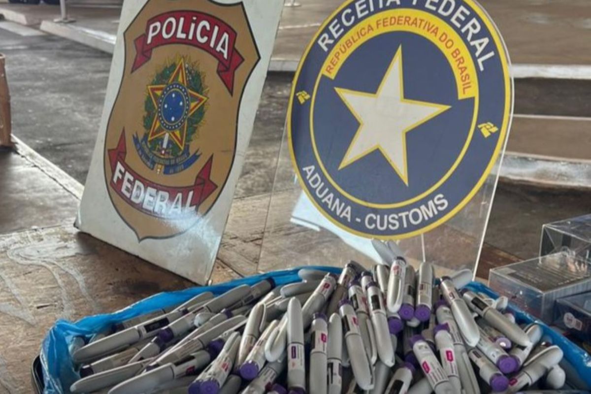 Canetas emagrecedoras apreendidas pela PF seriam distribuídas em SP