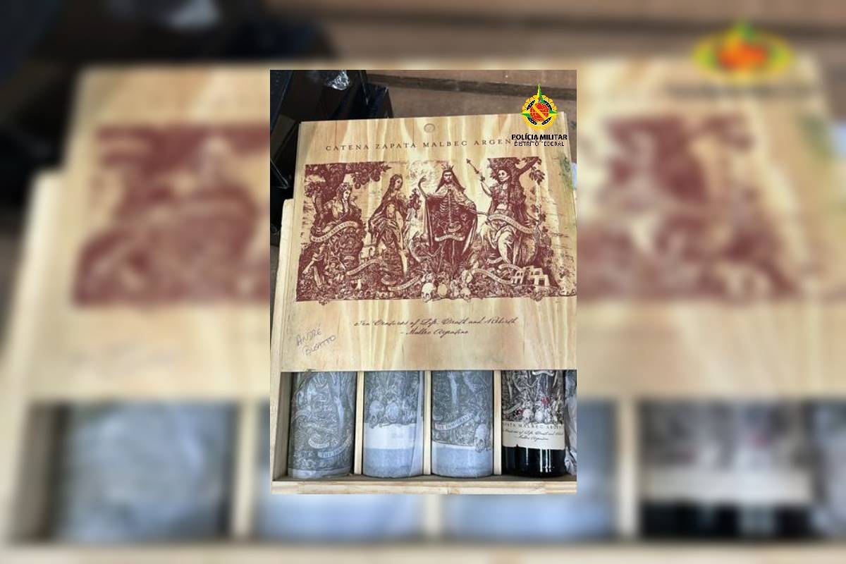PMDF apreende R$ 30 mil em carga de vinhos argentinos contrabandeados