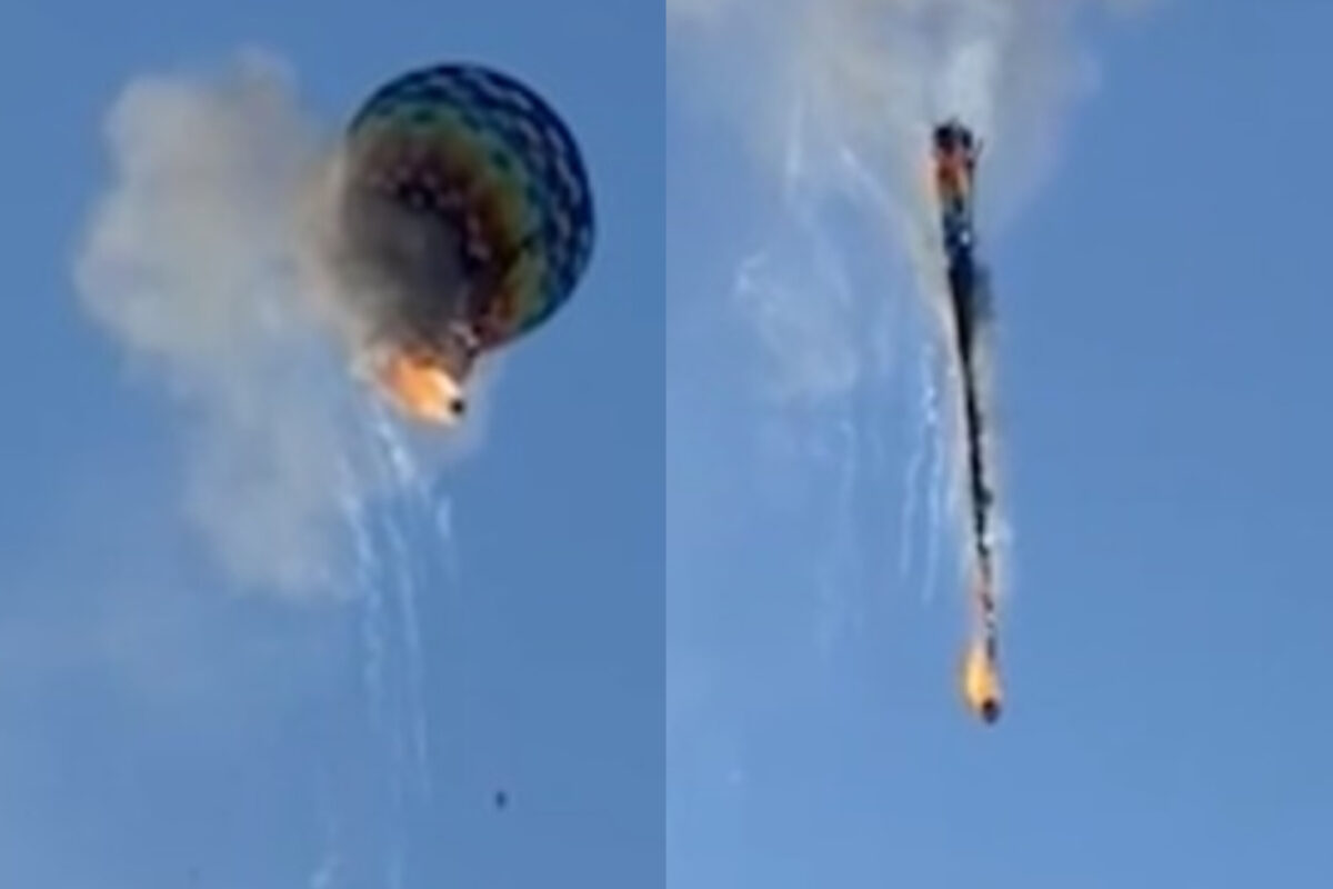 O que se sabe sobre queda de balão que pegou fogo e deixou 8 mortos