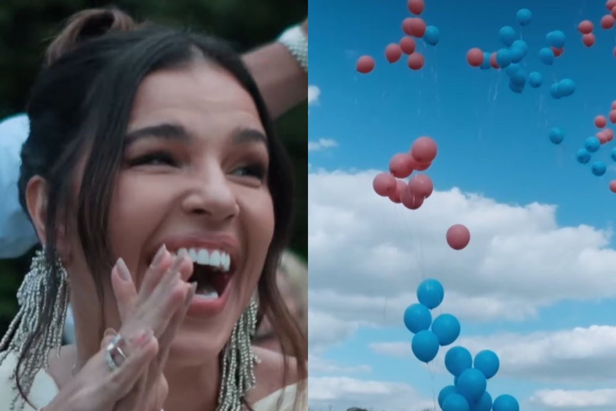 Mariana Rios revela sexo do bebê em chá revelação