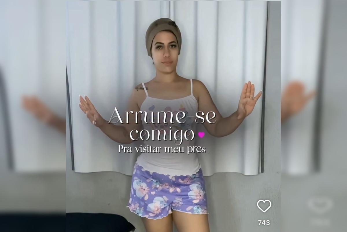“Meu preso”: mulher viraliza com “arrume-se comigo” para ir à Papuda