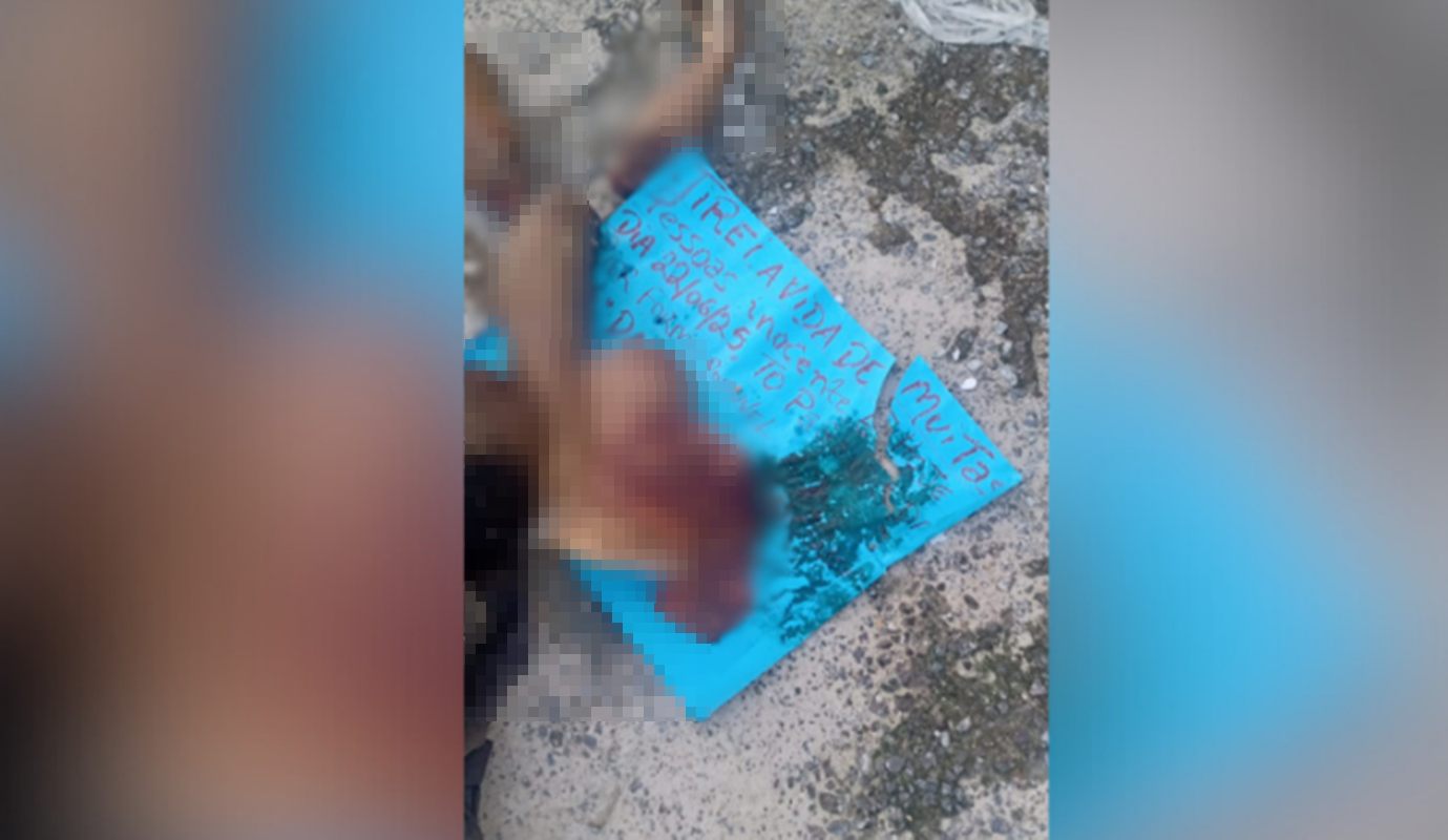 Matadores do CV cortam cabeça e membros de rival: “Mexeu com a tropa”