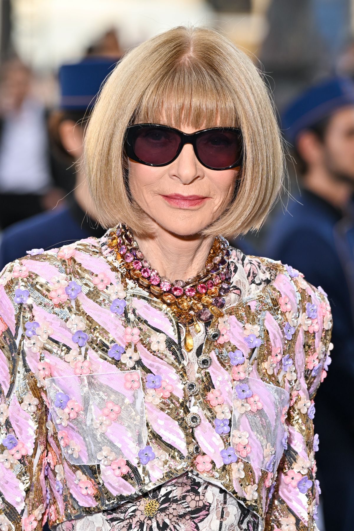 Foto com cor. Anna no evento Vogue World: Paris, em 2024 - Metrópoles