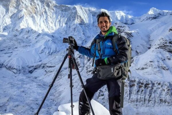 Imagem colorida, O fotógrafo e montanhista Édson Vandeira, de 36 anos - Metrópoles