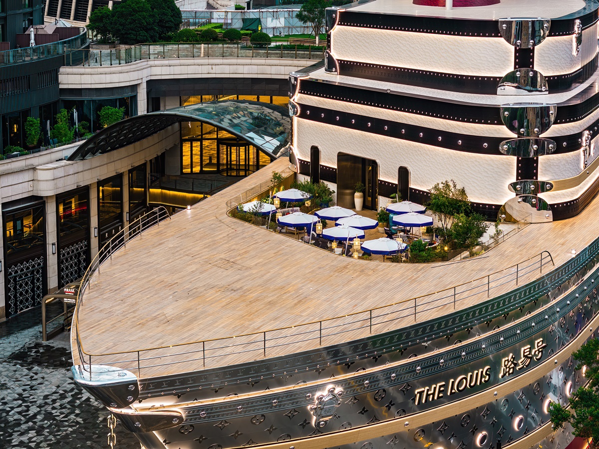 loja navio louis vuitton em xangai na china - metrópoles