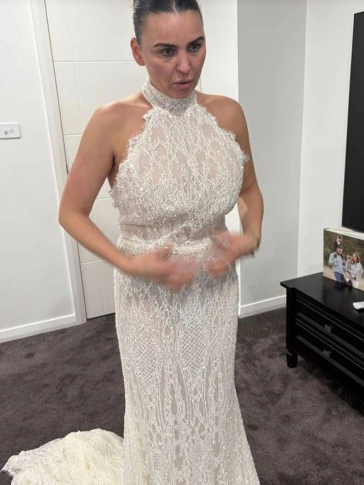 Caso de vestido de noiva folgado na Austrália - Metrópoles