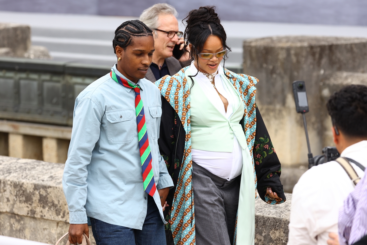rihanna looks gravida gestante asap rocky riot filho moda estilo - metrópoles
