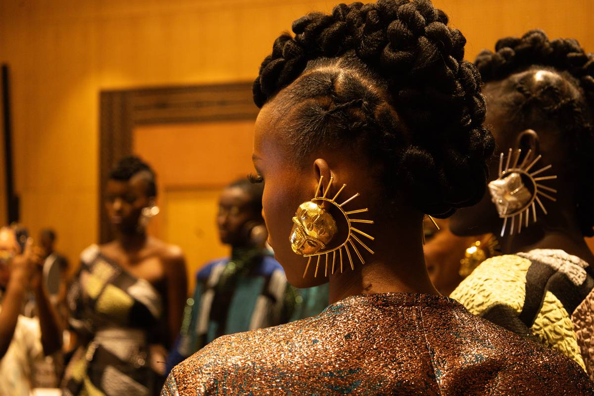 Backstage de evento de moda no Senegal - Metrópoles