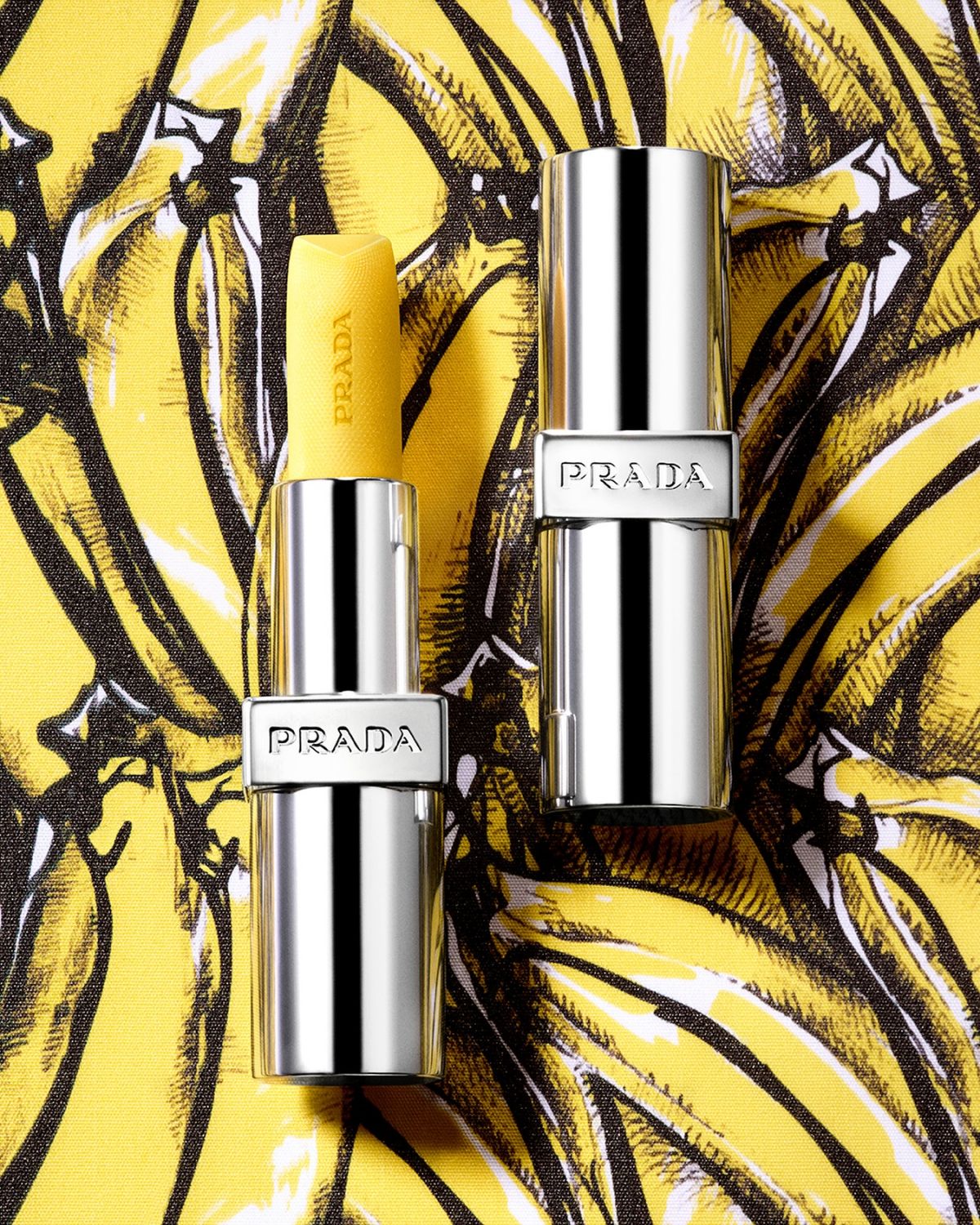 Foto com cor. Balm de banana da Prada Beauty - Metrópoles