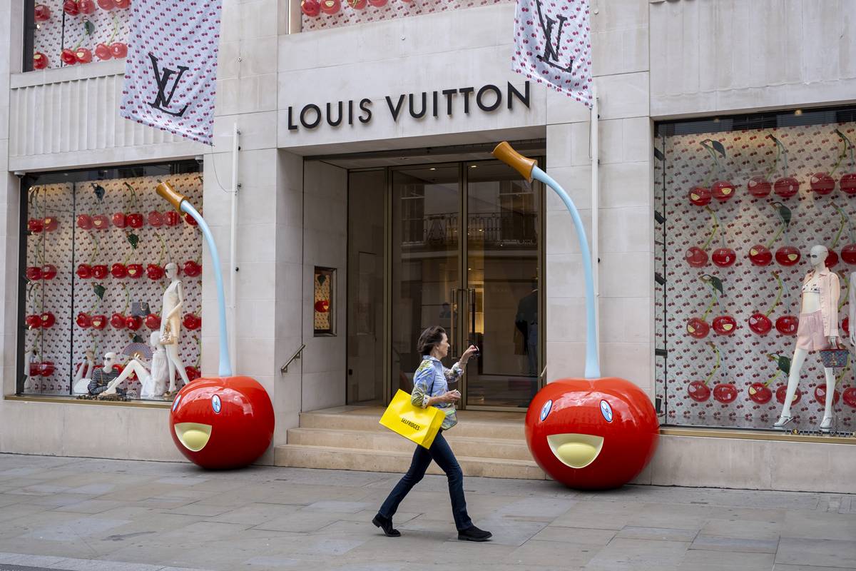 Loja da Louis Vuitton no Reino Unido - Metrópoles