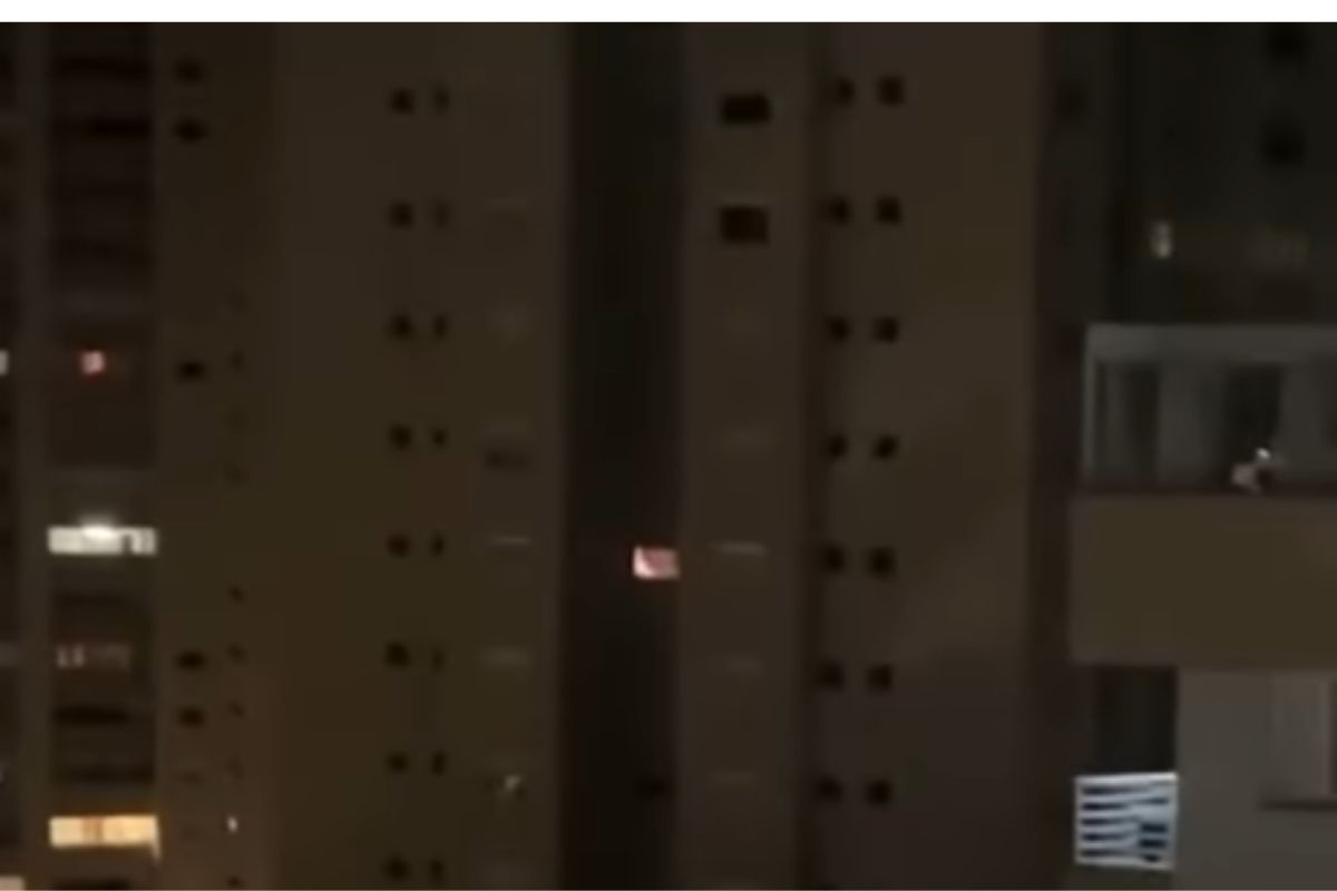 Vizinhos confundem fogo com lareira em TV e chamam bombeiros. Vídeo