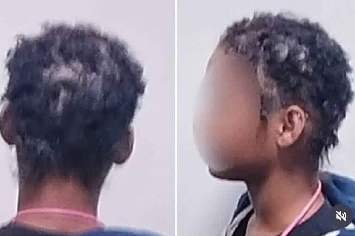 Veja como ficou cabelo cortado de jovem agredida por irmã, prima e tia