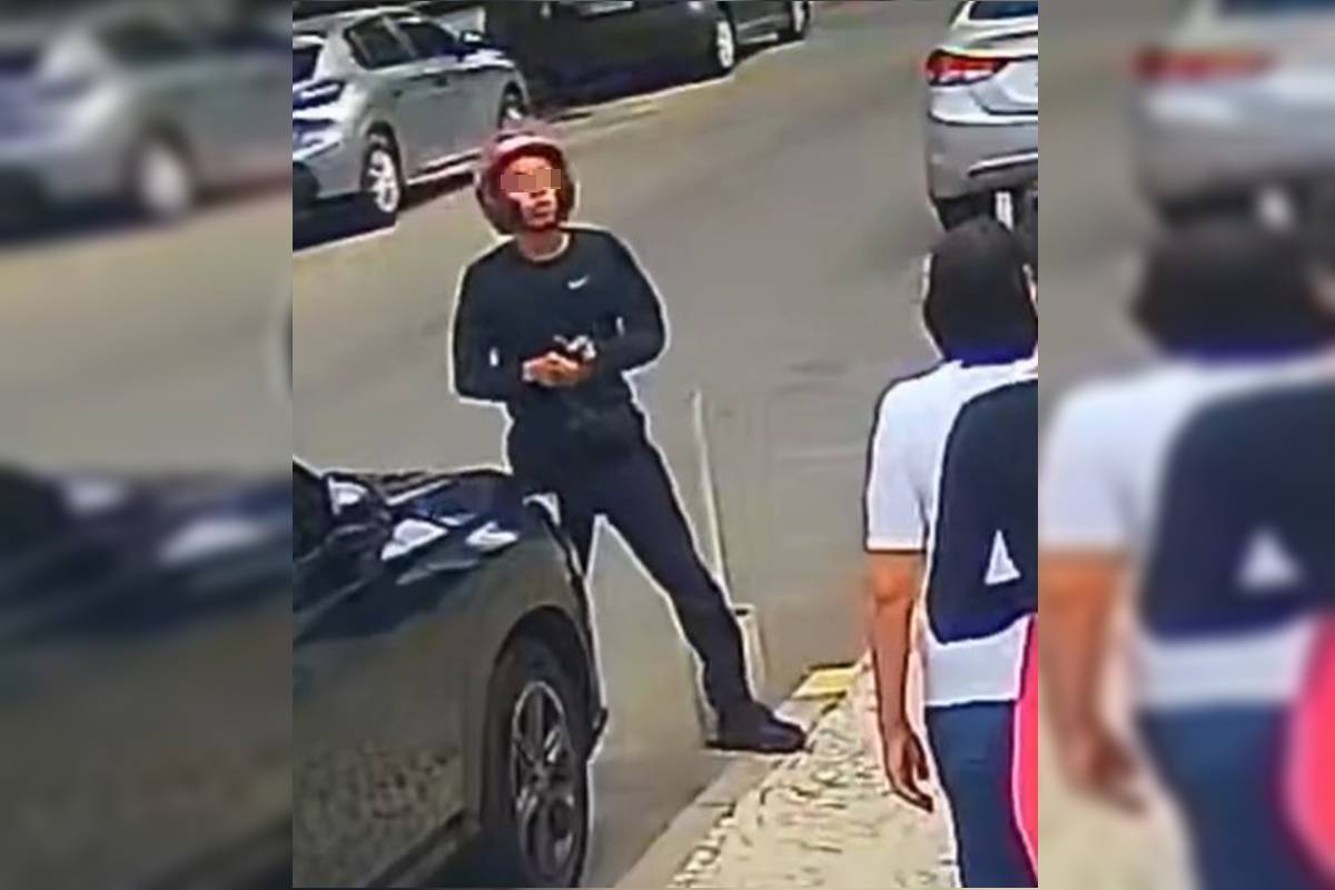 Vídeo: ladrão é agredido ao tentar assaltar família com arma falsa