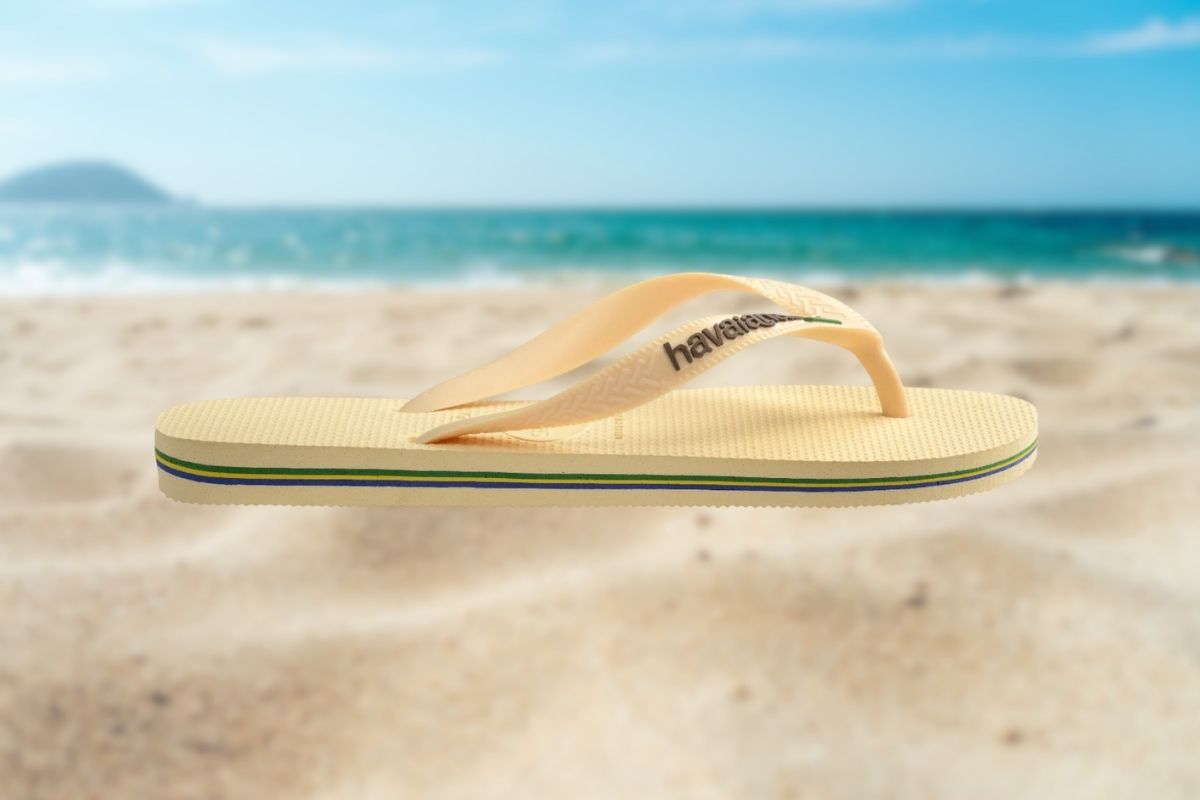 Chinelo encardido da havaianas - Metrópoles