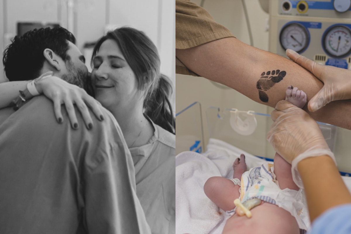 Nasce Bernardo, filho da humorista Dani Calabresa; veja as fotos