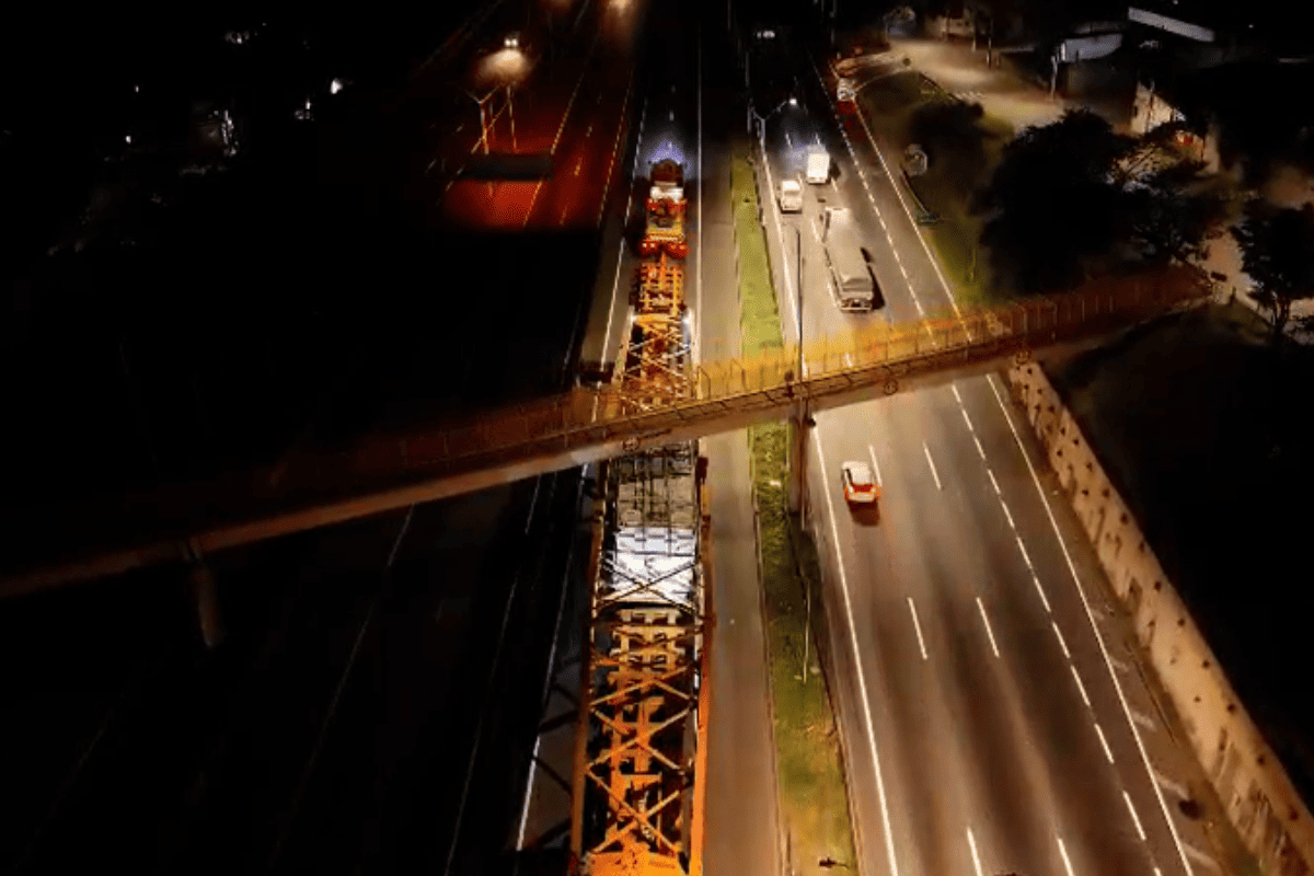 Transporte na Dutra de carga gigante de 800 ton é adiado pela 2ª vez