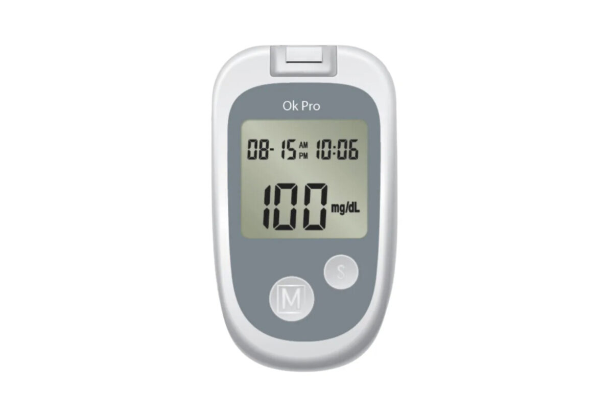 Medidor de Glicose Diabetes Digital Ok Pro