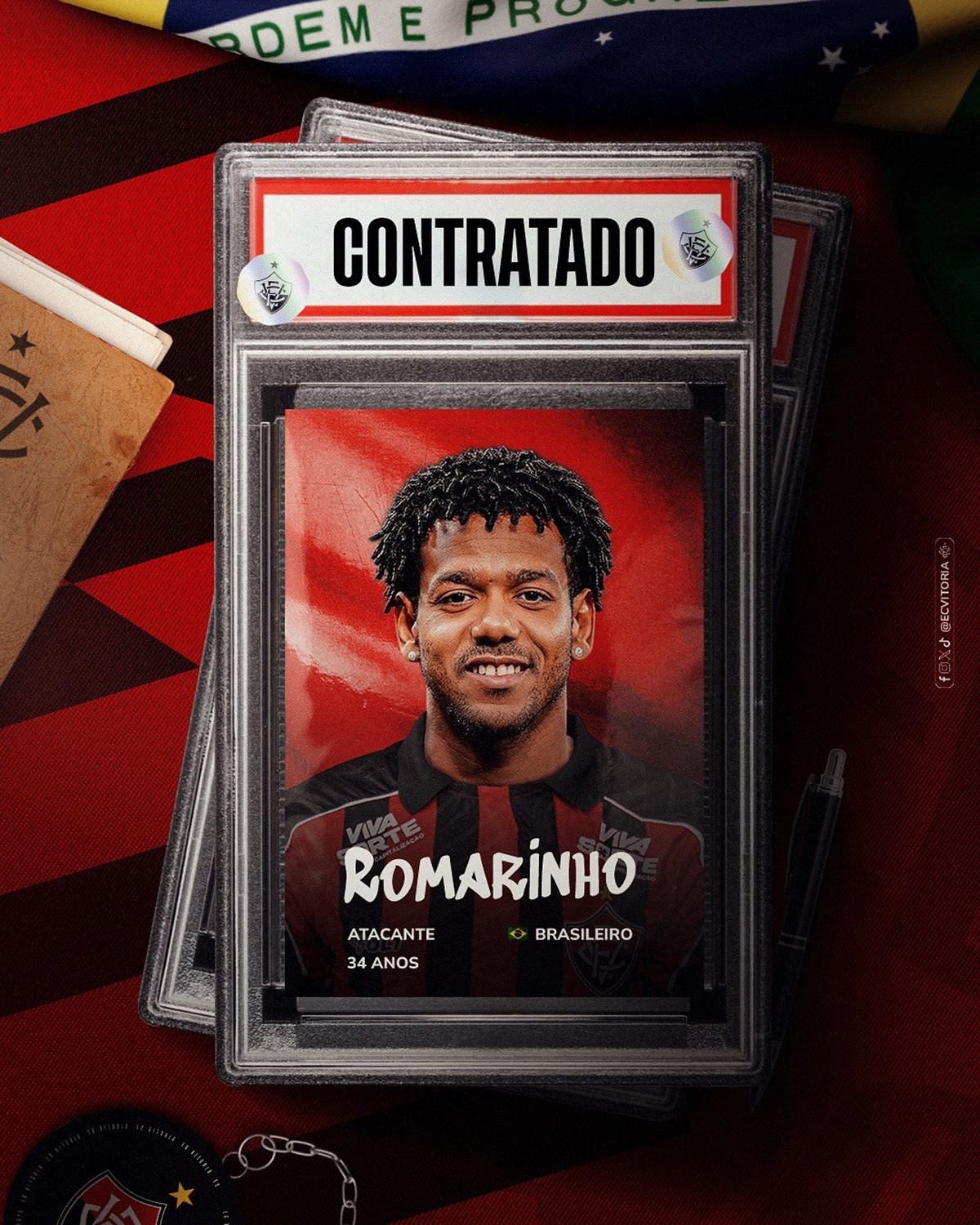 Vitória anuncia campeão da Libertadores como reforço para temporada