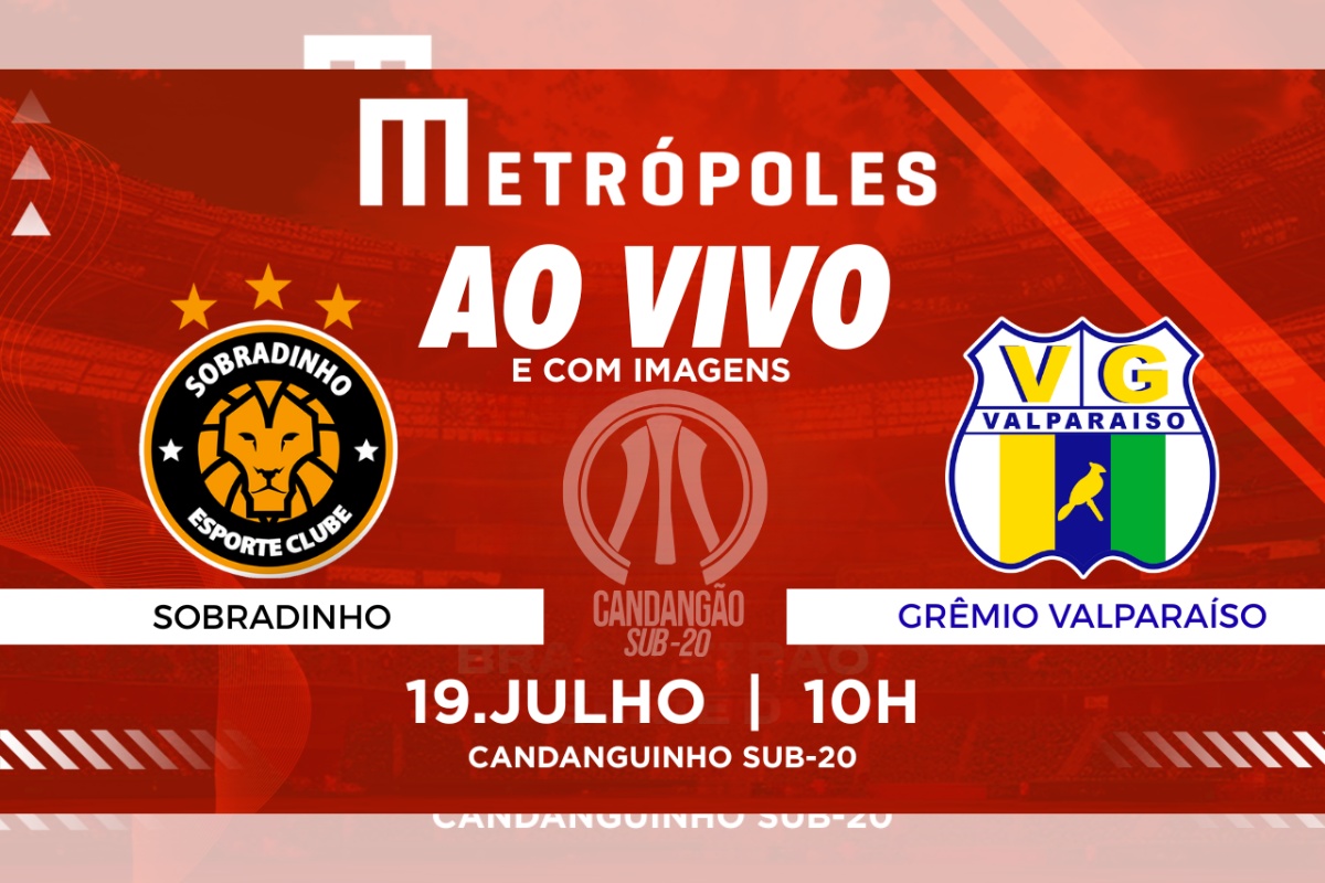 Candangão Sub-20: assista ao vivo e com imagens Sobradinho x Greval