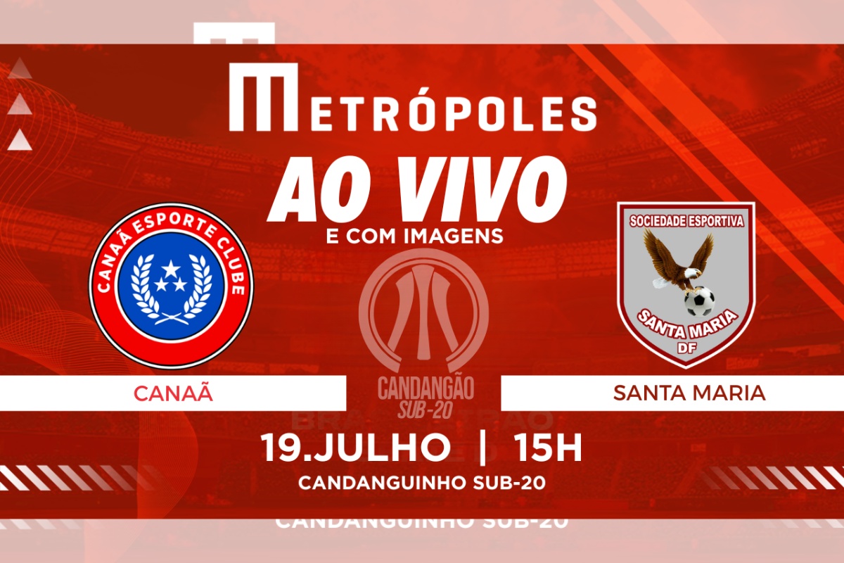 Candangão Sub-20: assista ao vivo e com imagens Canaã x Santa Maria