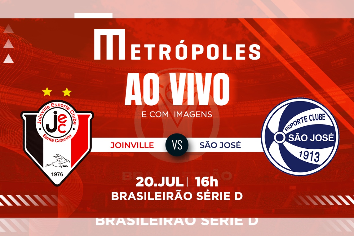 Série D: assista ao vivo e com imagens Joinville-SC e São José-RS