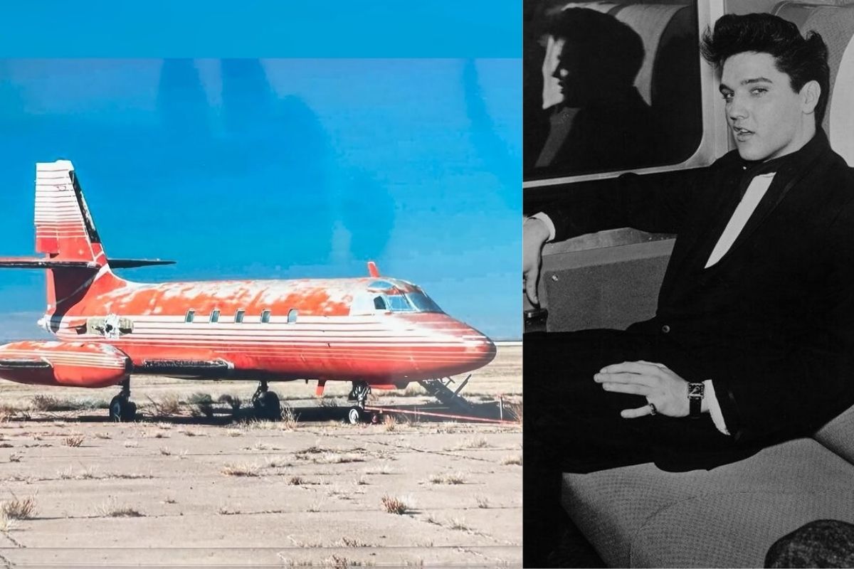 Avião abandonado de Elvis Presley é transformado em casa sobre rodas