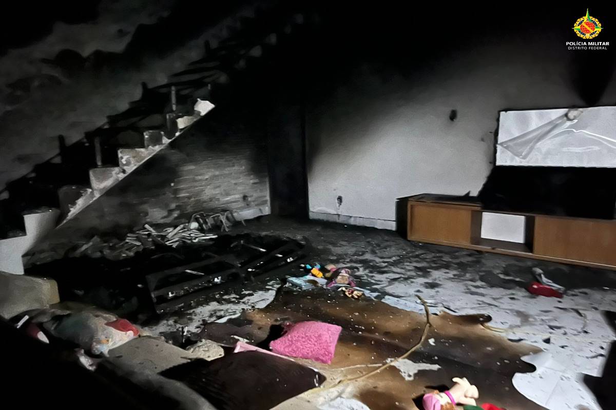 PM de folga salva idosos durante incêndio em condomínio no DF