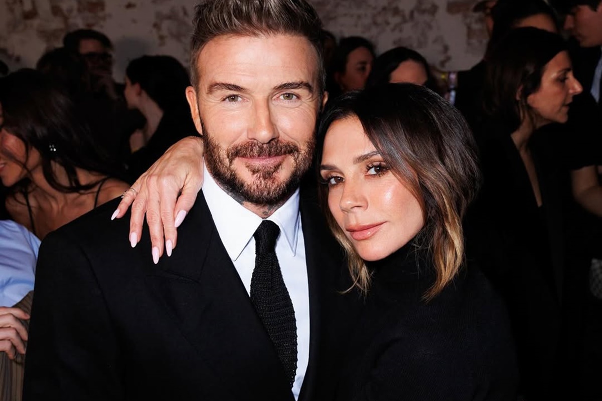 Vitória Beckham zoa o marido, David Beckham, após corte de cabelo