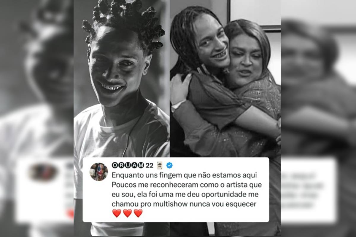 Oruam lamenta morte de Preta Gil e homenageia: “Me deu oportunidade”