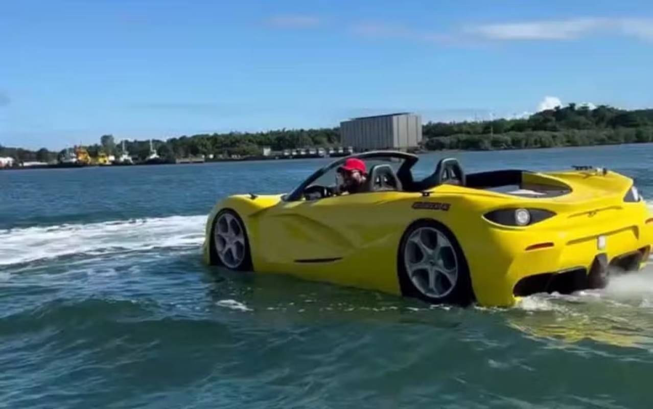 “Carro de luxo aquático” viraliza nas redes sociais. Veja o vídeo