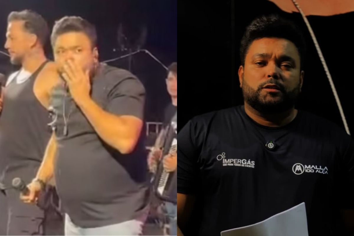 Cantor de forró que foi agredido em show desabafa: “Foi tenso”