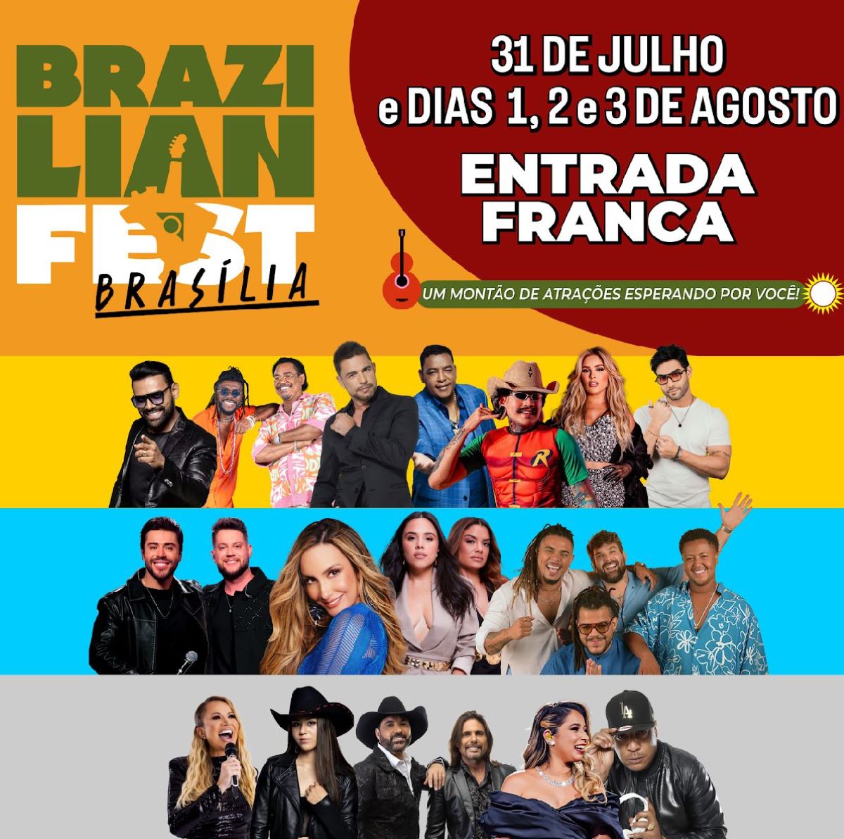Divulgação Brazilian Fest - Metrópoles