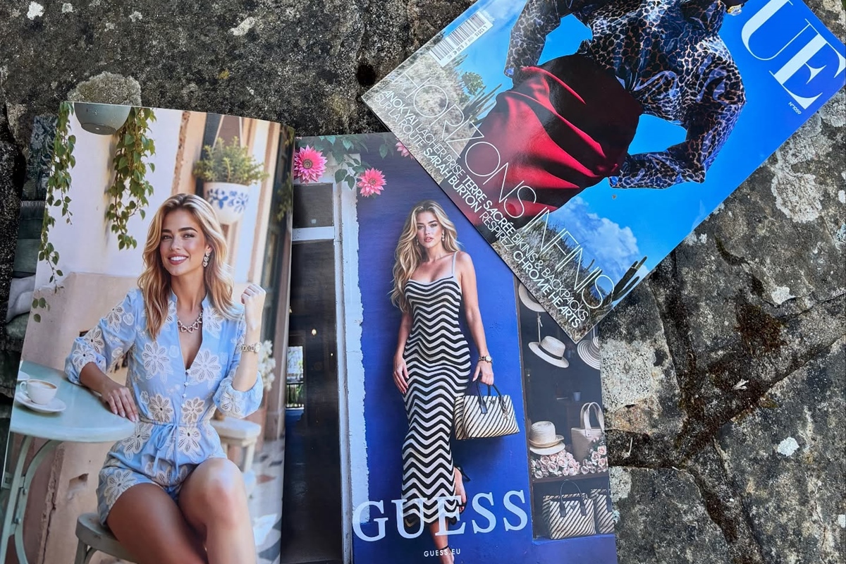 seraphinne vallora guess vogue ia inteligencia artificial revista modelo - metrópoles