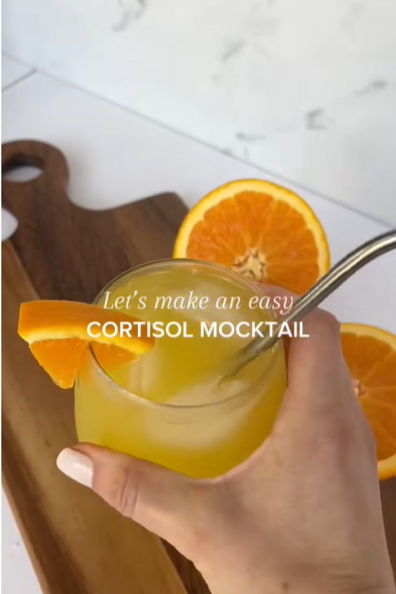 Coquetel de cortisol: bebida viral do Tiktok