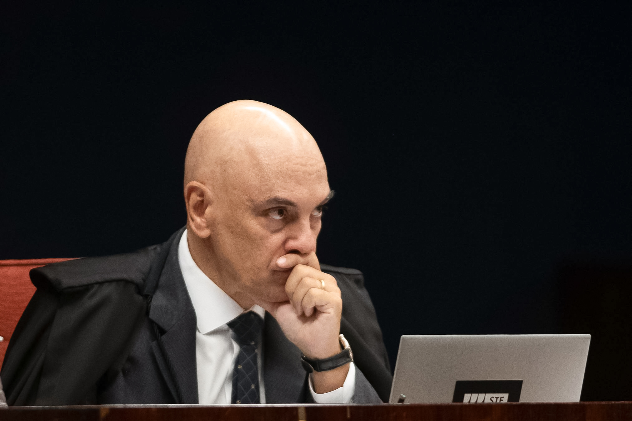 Imagem colorida do ministro do Supremo Tribnunal Federal Alexandre de Moraes
